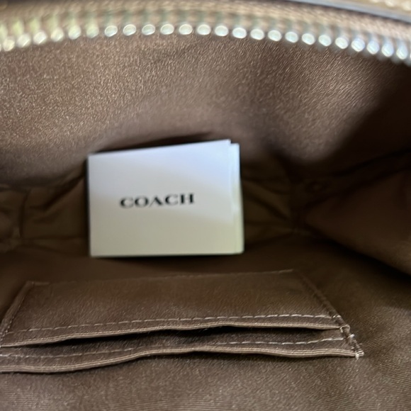 SET NWTs Coach X Jean Michel Basquiat Mecca Leather Hexagonal Crossbody Wristlet - Picture 8 of 9